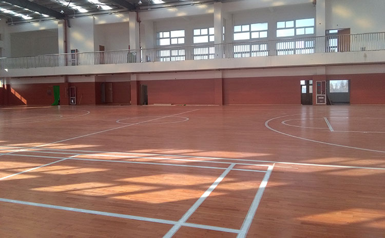 硬木企口籃球運動地板雙層龍骨結(jié)構(gòu)