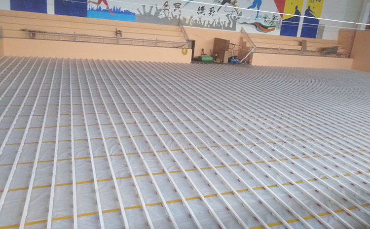 專業(yè)的籃球場(chǎng)木地板安裝工藝