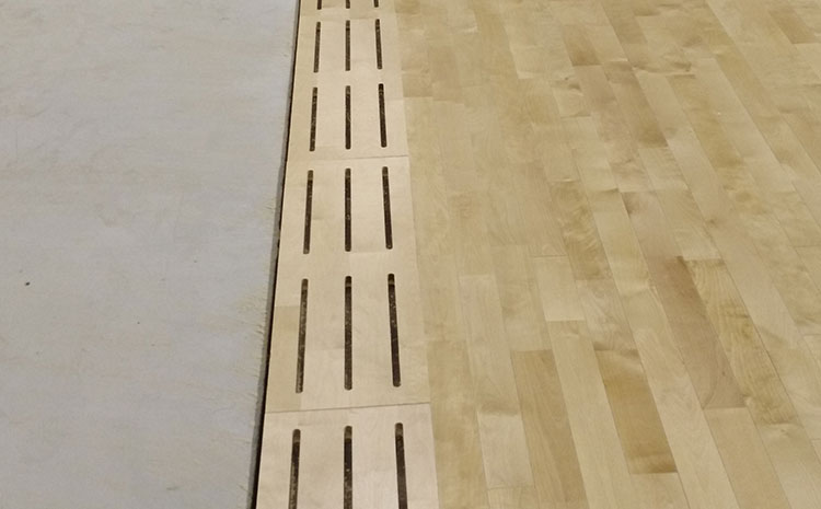 俄勒岡松籃球場(chǎng)實(shí)木地板怎么維修？