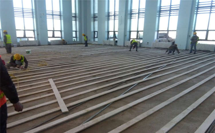 柞木運動體育地板結(jié)構(gòu)