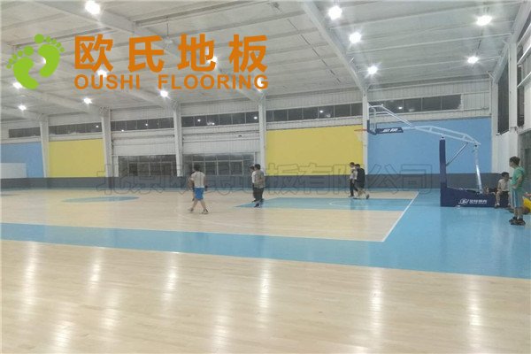 杭州富陽區(qū)23籃球館木地板項目