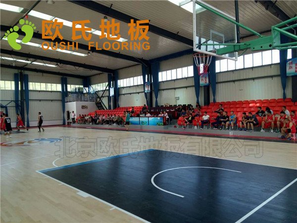 秦皇島海濤萬福公司籃球館木地板項(xiàng)目