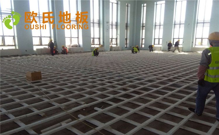 甘肅敦煌**大酒店羽毛球木地板圖片