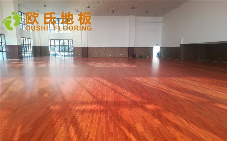 安徽懷寧室內(nèi)籃球館木地板圖片
