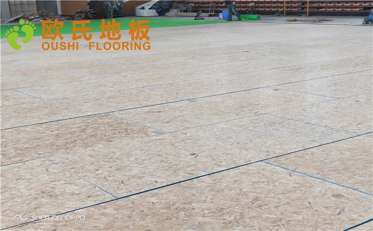 西寧市世紀職業(yè)技術學校籃球訓練館木地板圖片