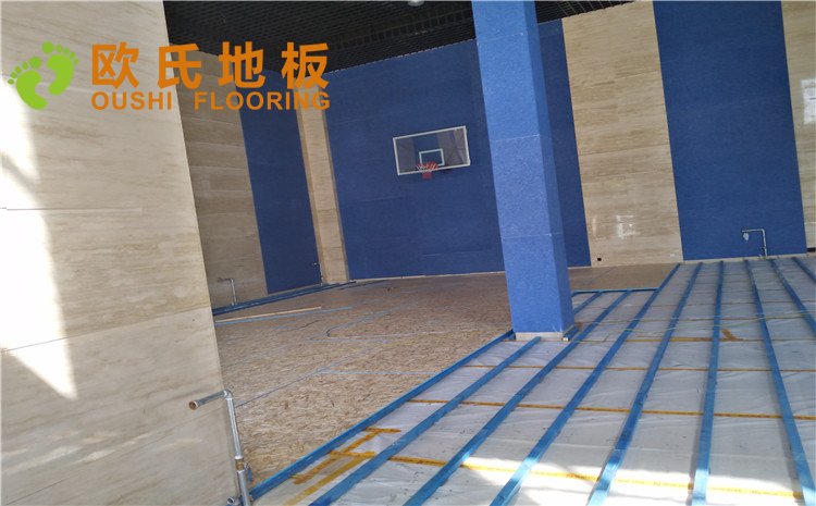 內(nèi)蒙古赤峰市**稅務總局職工活動中心木地板項目—歐氏實木運動地板